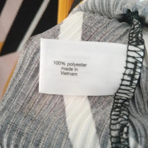 Lane Bryant Geo Textured Swing Tank‎ Top Color Block Size 26 / 28 - Picture 6 of 11